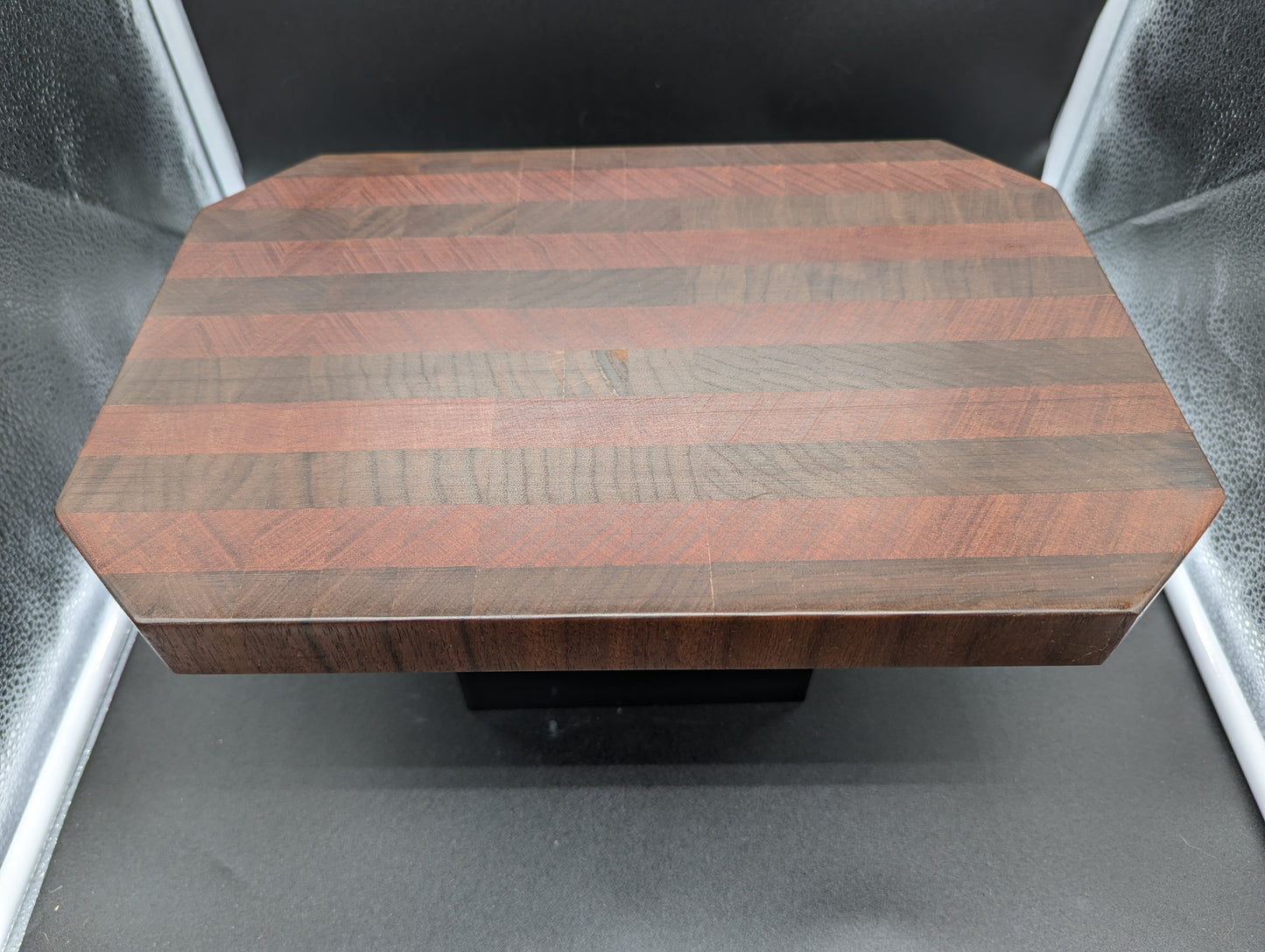 Black walnut amd sapele end grain